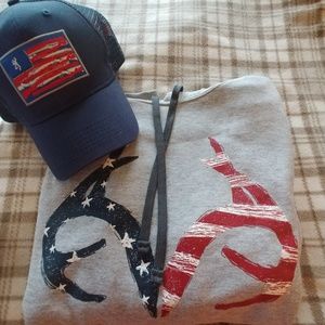 Browning hoodie & snap back ball cap